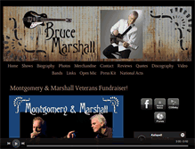 Tablet Screenshot of brucemarshall.com